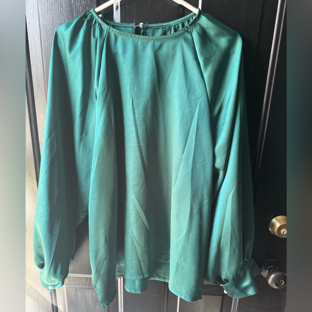 Emerald Green Blouse